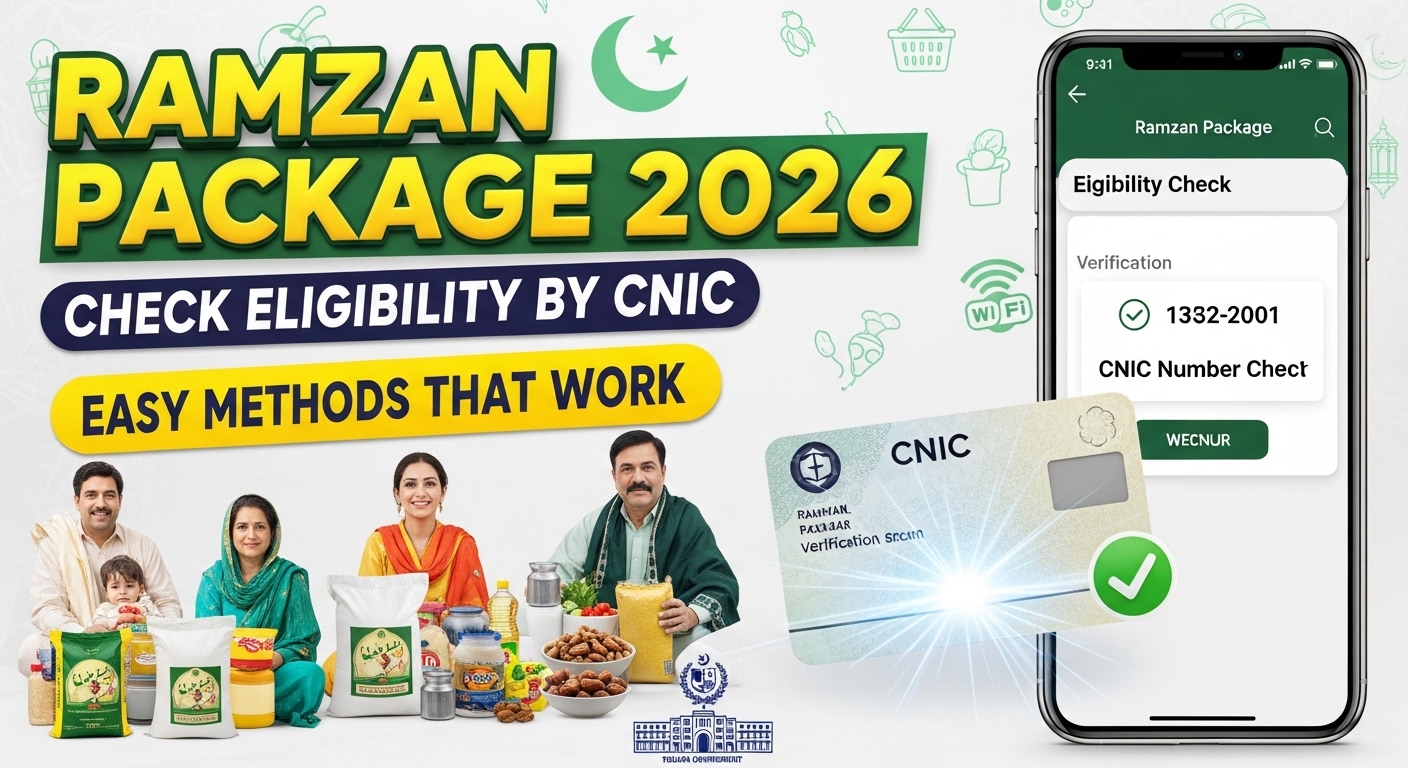 Ramzan Package 2026 Eligibility Check by CNIC