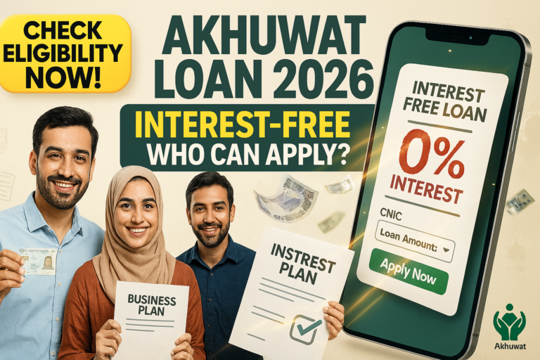 Akhuwat Foundation Interest-Free Loan 2026 – Who Can Apply & How to Get It