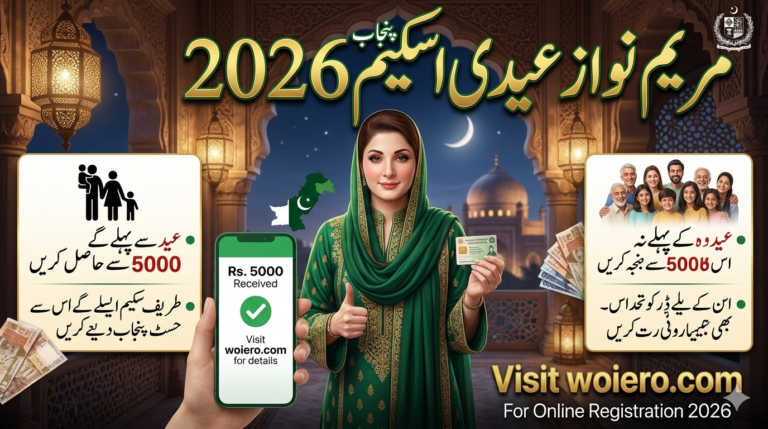 CM Maryam Nawaz Eidi Scheme 2026 – Rs 5000 Apply Online
