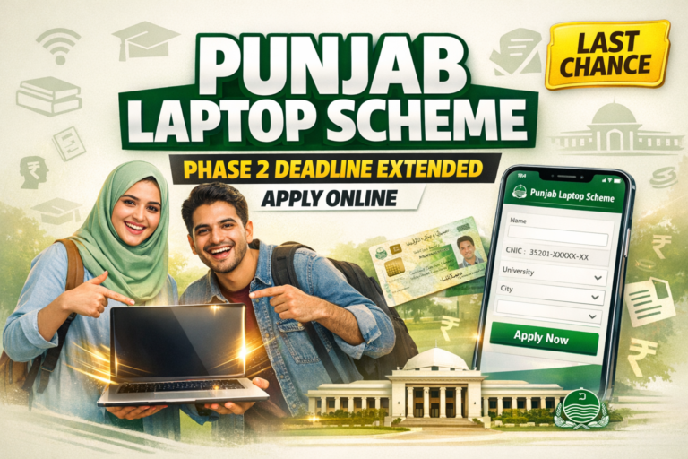 Punjab Laptop Scheme Phase 2 Deadline Extended – Apply Online